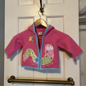 Hanna Andersson zip up sweatshirt sz 70